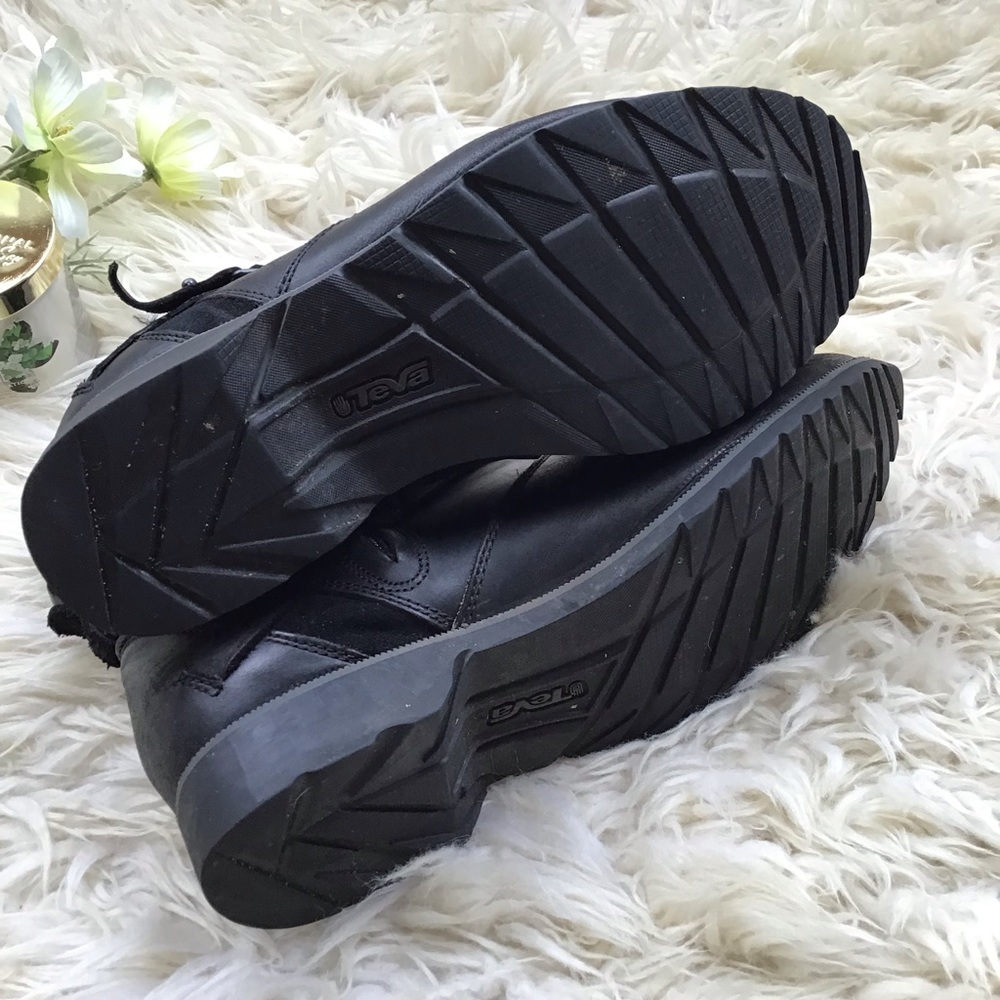 Teva Black Combat & Moto Boots - Picture 6 of 7
